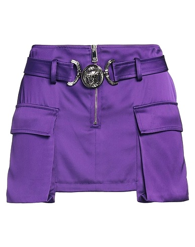 VERSACE Minirock Violett 100% Viskose