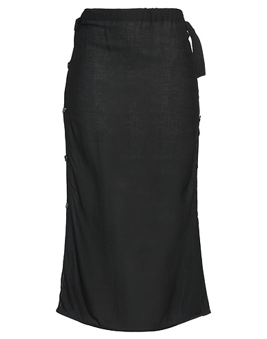 TOTEME Maxi Skirts Black 88% Viscose, 12% Silk