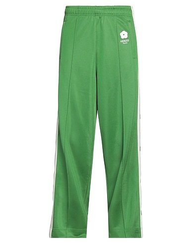 KENZO Casual trouser Green 55% Polyester, 43% Viscose, 2% Elastane