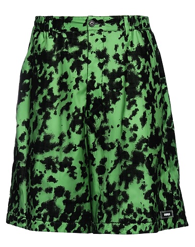 DSQUARED2 Shorts & Bermuda Green 100% Polyamide