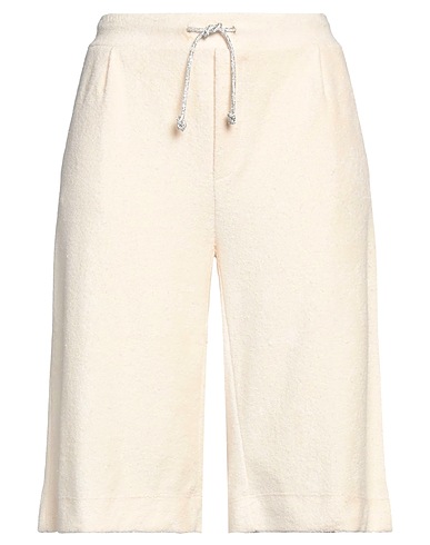 BRAND UNIQUE Shorts & Bermuda Cream 80% Cotton, 20% Polyester