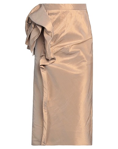 MAISON MARGIELA Midi skirt Sand 78% Polyester, 22% Silk