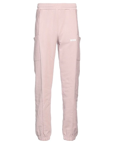 MSGM Casual trouser Taupe 100% Organic cotton