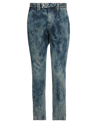 MASSIMO SABBADIN Denim trousers Blue 100% Cotton