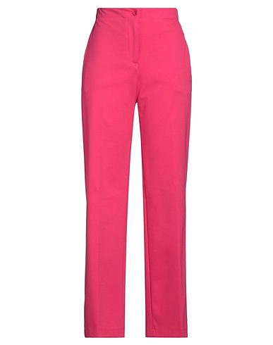 SEVENTY VENEZIA Casual pants Fuchsia 52% Cotton, 40% Polyamide, 8% Elastane