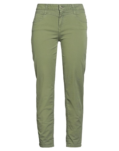 KAOS JEANS Pantalone Verde militare 98% Cotone, 2% Elastan