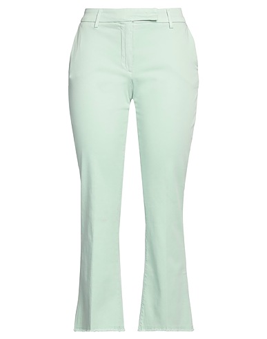 VIA MASINI 80 Casual trouser Light green 85% Cotton, 12% Elasterell-p, 3% Elastane