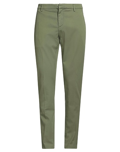 DONDUP Casual pants Military green 67% Cotton, 29% Lyocell, 4% Elastane