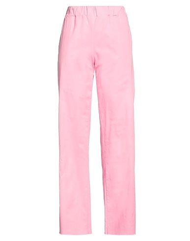 JEFF Casual trouser Pink 97% Cotton, 3% Elastane