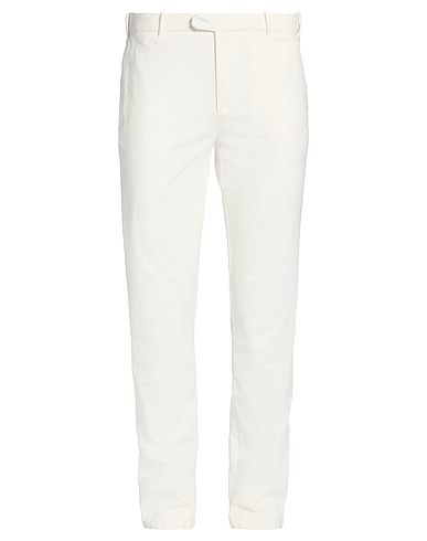 ELEVENTY Casual trouser PLATINUM Ivory 52% Cotton, 40% Polyamide, 8% Elastane