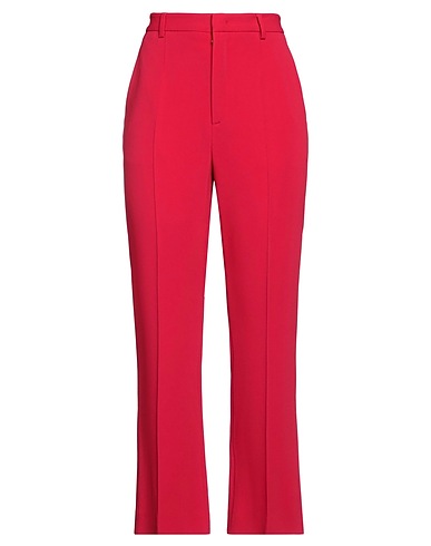 REDValentino Casual pants Burgundy 49% Acetate, 47% Viscose, 4% Elastane