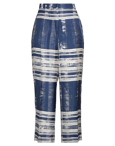 MAX MARA STUDIO Casual pants Blue 100% Silk