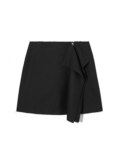 COS Mini skirt Black 51% Polyester, 46% Wool, 3% Elastane