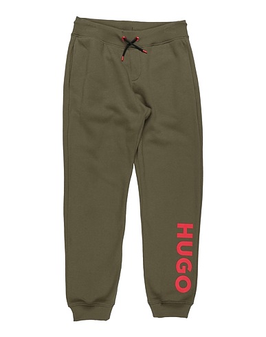 HUGO Pantalone Verde militare 80% Cotone, 20% Poliestere, Elastan