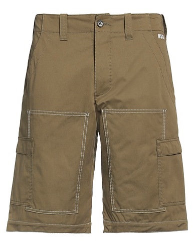 MSGM Shorts & Bermuda Verde militare 100% Cotone