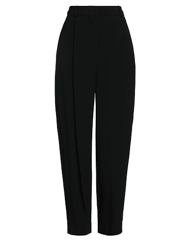 VICTORIA BECKHAM Casual pants Black 50% Viscose, 47% Acetate, 3% Elastane