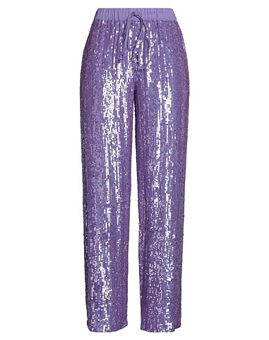 P.A.R.O.S.H. Casual trouser Lilac 100% Viscose