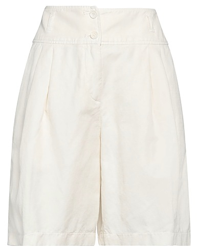 ASPESI Shorts & Bermuda Cream 69% Cotton, 31% Linen