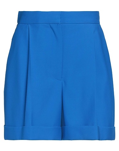 MCQUEEN Shorts & Bermuda Azure 100% Wool