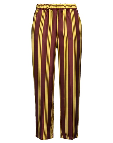 TRUE ROYAL Pantalone Marrone 100% Seta