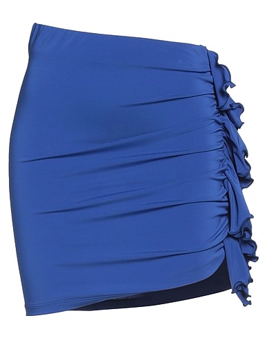 THE ANDAMANE Mini skirt Blue 93% Viscose, 7% Elastane