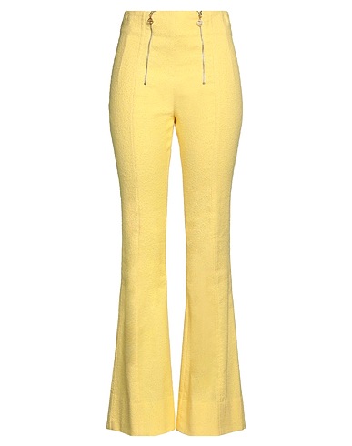 PATOU Pantalone Giallo 32% Cotone, 25% Poliammide, 22% Viscosa, 19% Lino, 2% Elastan