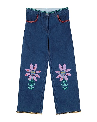 STELLA McCARTNEY KIDS Denim trousers Blue 98% Cotton, 2% Elastane