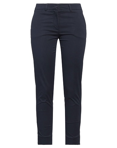ROSSOPURO Casual pants Midnight blue 98% Cotton, 2% Elastane
