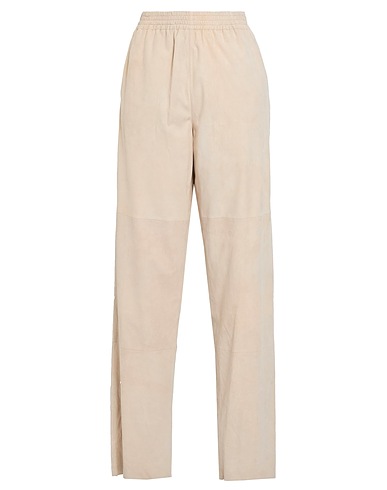 DESA 1972 Casual trouser Beige 100% Leather