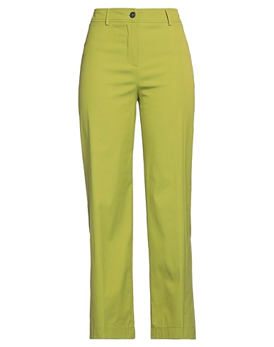 AGO E FILO Pantalone Verde lime 78% Cotone, 17% Poliammide, 5% Elastan