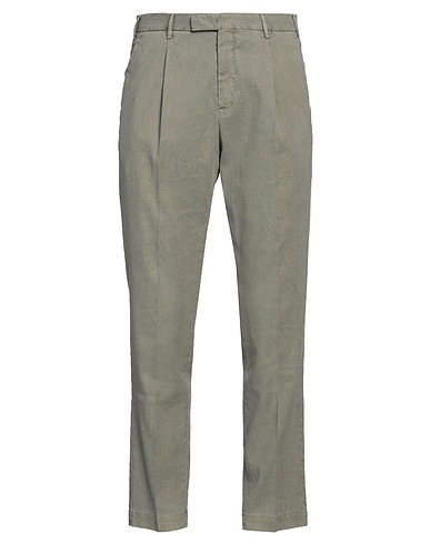 PT Torino Casual trouser Sage green 64% Linen, 34% Cotton, 2% Elastane