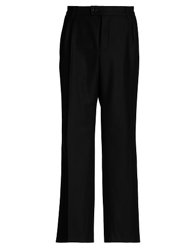 BOSS Casual pants Black 100% Recycled wool