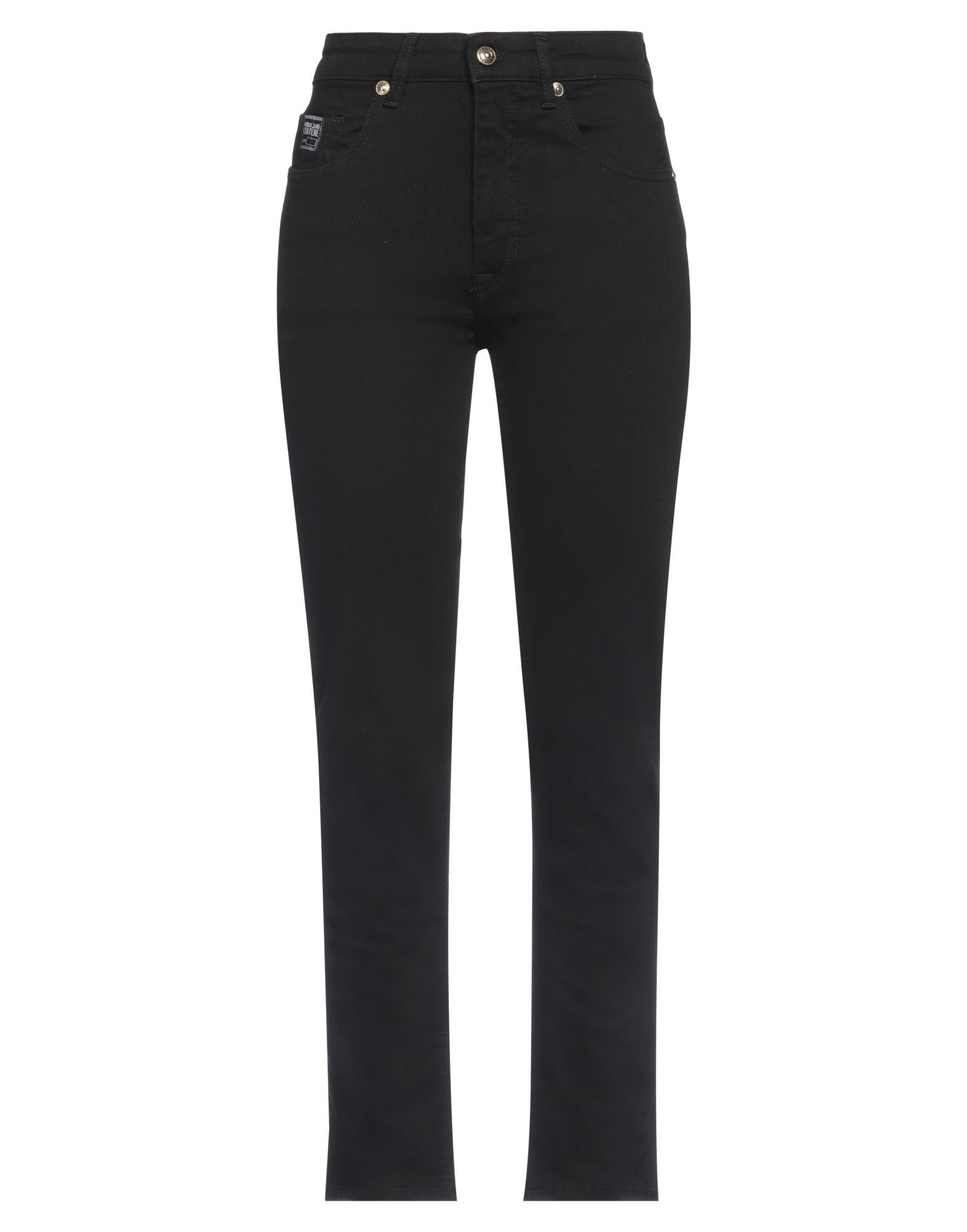 パンツ VERSACE JEANS COUTURE Woman Pants Black 77HAA310FS171 G89 Piece Number Trousers Black,Print | VERSACE US