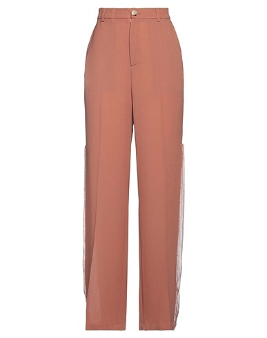 MAISON LAPONTE Casual trouser Light brown 100% Virgin Wool