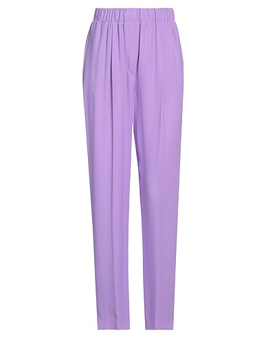 FORTE_FORTE Casual trouser Lilac 100% Viscose