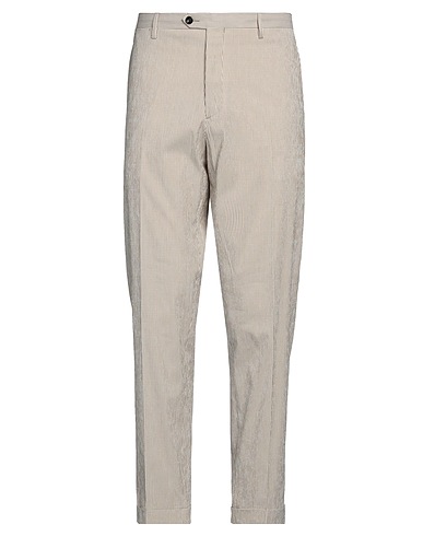 DRUMOHR Casual trouser Beige 84% Cotton, 14% Polyamide, 2% Elastane
