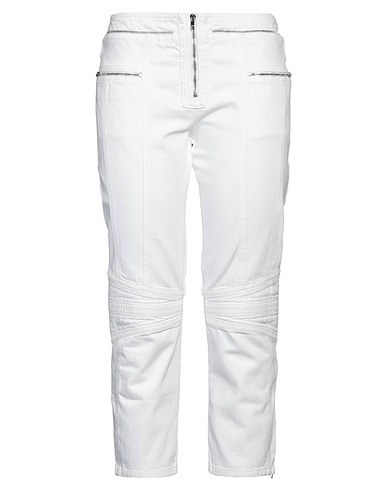 ISABEL MARANT Denim trousers White 100% Cotton