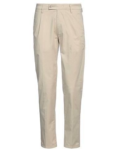 RE_HASH Casual trouser Light grey 98% Cotton, 2% Elastane