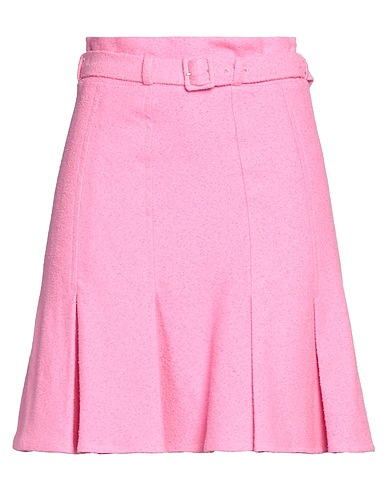 PATOU Mini skirt Pink 32% Cotton, 25% Polyamide, 22% Viscose, 19% Linen, 2% Elastane