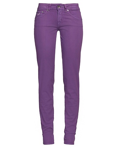 JACOB COHЁN Casual trouser Mauve 98% Cotton, 2% Elastane