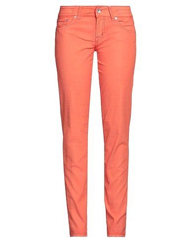 JACOB COHЁN Casual trouser Salmon pink 98% Cotton, 2% Elastane