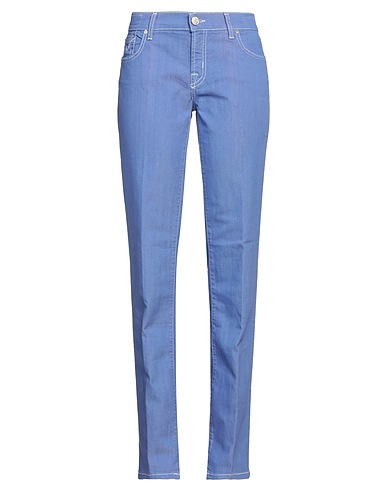 JACOB COHЁN Casual trouser Mauve 78% Cotton, 22% Elastomultiester