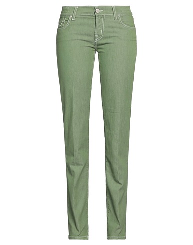 JACOB COHЁN Pantalone Verde salvia 78% Cotone, 22% Elastomultiestere
