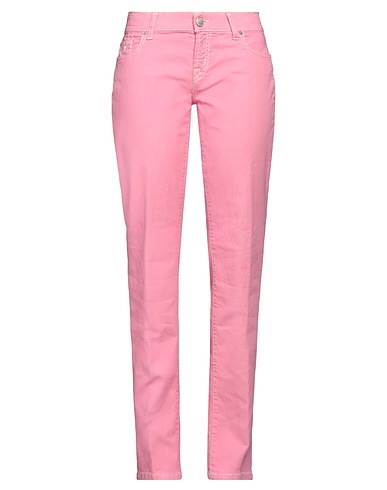 JACOB COHЁN Casual trouser Pink 78% Cotton, 22% Elastomultiester