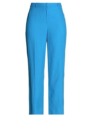 SENSO by ATMOSFASHION Casual pants Bright blue 48% Lyocell, 30% Linen, 22% Cotton