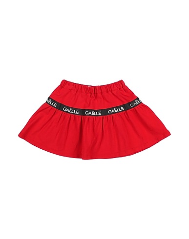 GAëLLE Paris Skirt Red 96% Cotton, 4% Elastane