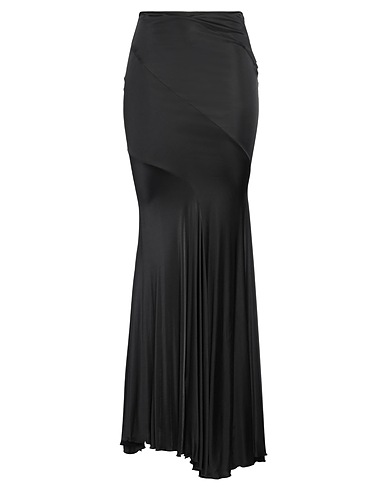 BLUMARINE Gonna lunga NERO 100% Viscosa