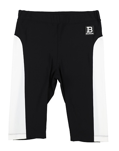 BALMAIN Leggings Black 68% Polyamide, 32% Elastane, Polypropylene