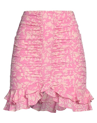ISABEL MARANT Mini skirt Pink 91% Silk, 9% Elastane