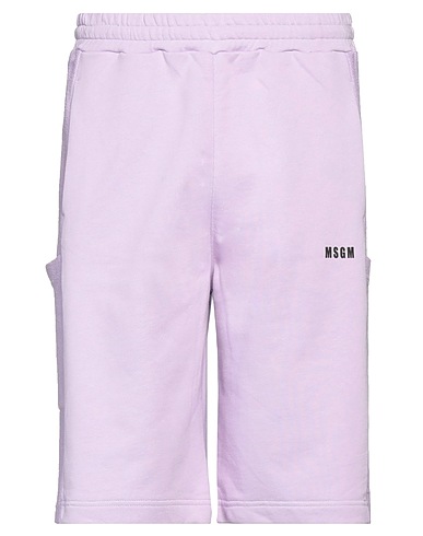 MSGM Shorts & Bermudas Lila 100% Organische Baumwolle
